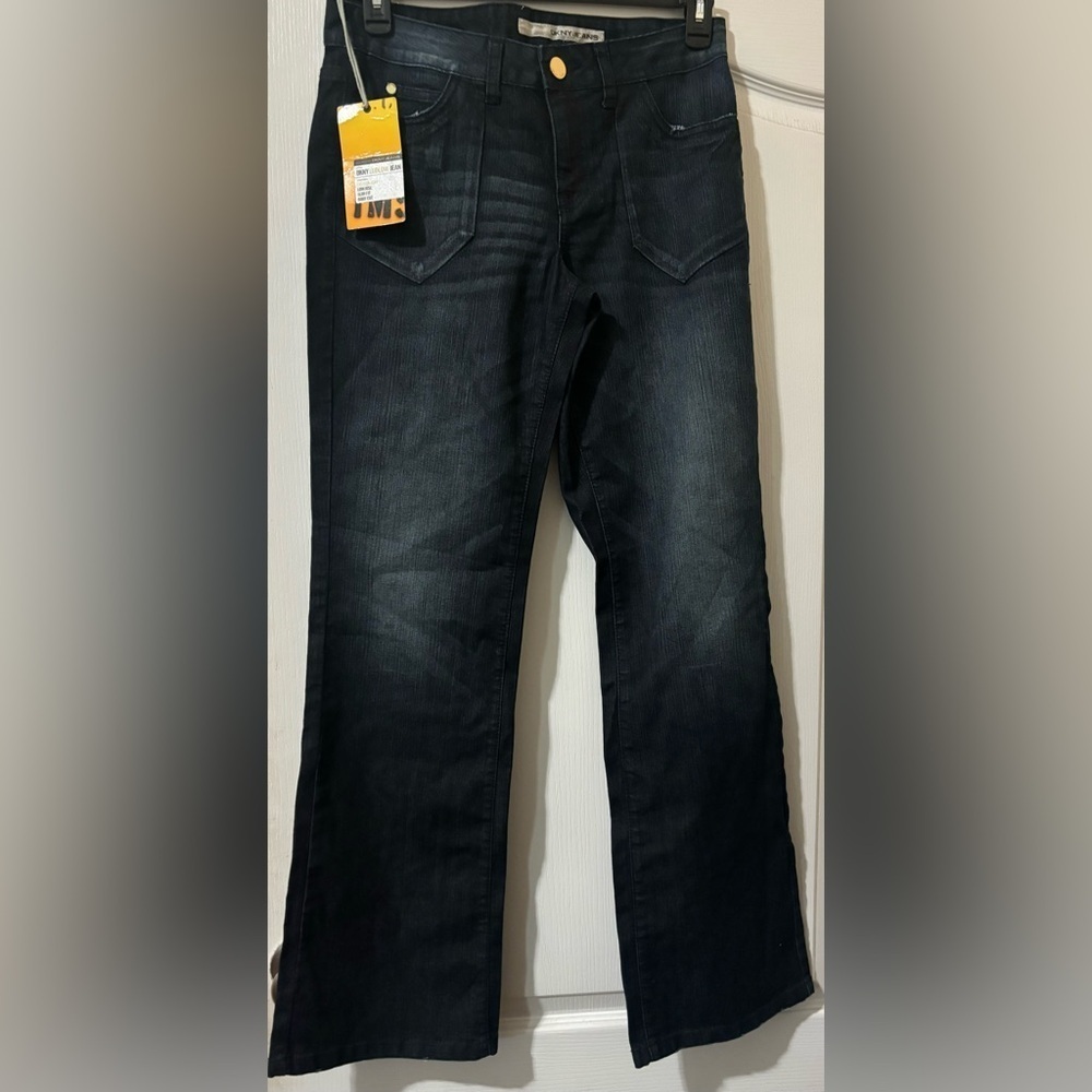 DKNY Women's Dark Wash Low Rise Slim Fit Bootcut Jeans Size 12 NWT